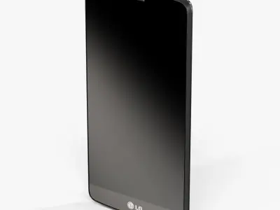 LG G3 Stylus D690 Titan Black Low-poly 3D model