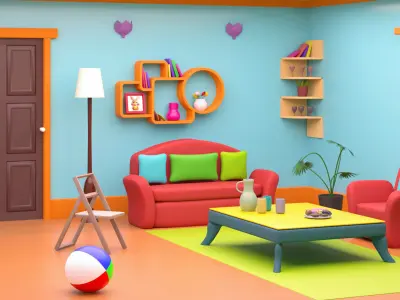 KIDS ROOM 3D model