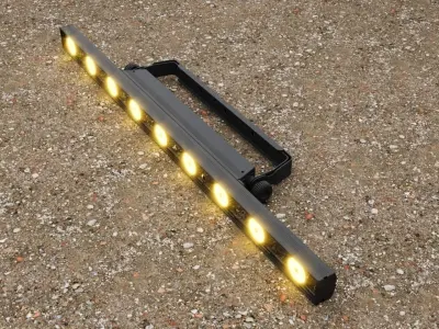 Concert Stage Line Light Detailed 3D model