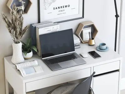 Office workplace 33 3D model