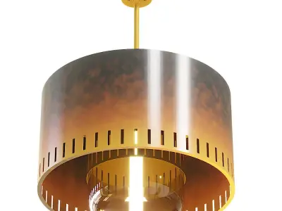 Handle Studio Drum Lamp 3D model