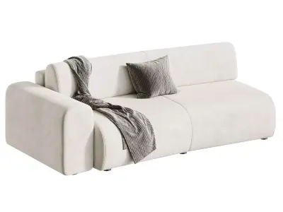 Straight sofa Mail 4NRP 3D model