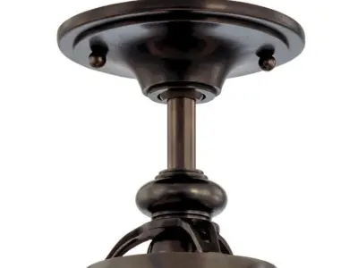 Monica 1 - Light Simple Globe Semi Flush Mount Free 3D model