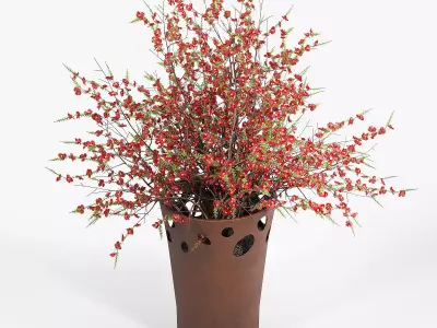 JARDINIERE GREEN PALACIO I Chaenomeeles japoonica 3D model