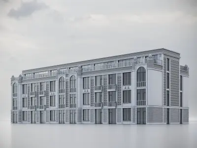 Residential Building 019 3D model