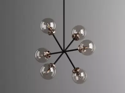 Ceiling light 3D model 42