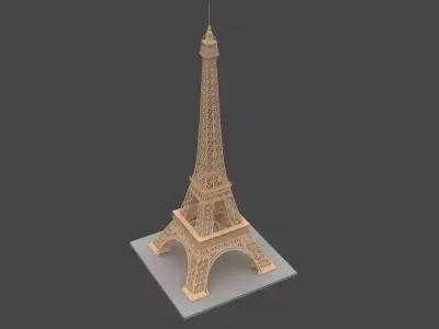 Eiffel Tower France 3D model