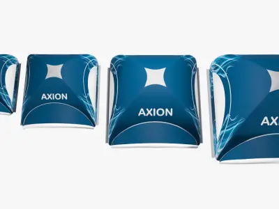 Tents Square inflatable Axion 3D model