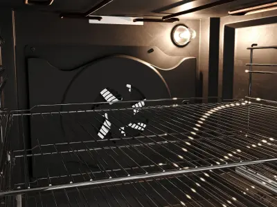 Cylinda stylish convection oven - IBU - 98P  3D model