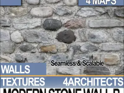 Modern Stone Wall B Texture