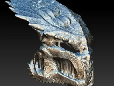 Predator Crab Bio mask 3D model