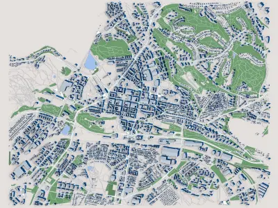 Lahti City Finland 3D model