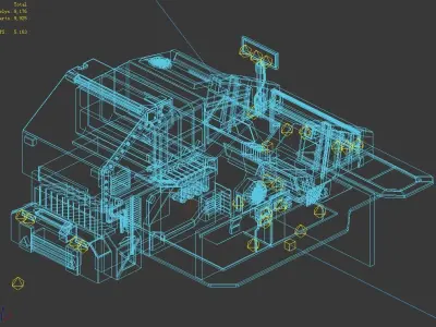 Machinery - Spacecraft - Functional Objects 08 3D model