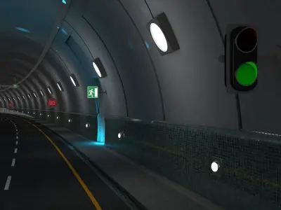 Tunnel Highway 3D model