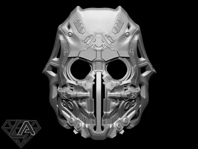SCI-FI Pirat custom helmet 3D print model
