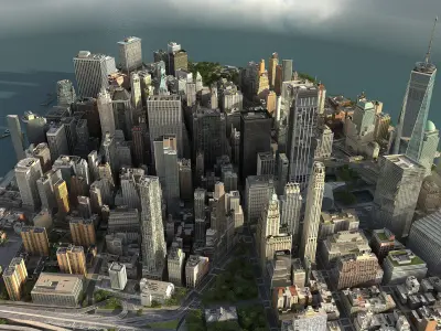  Manhattan Lower Low Poly 