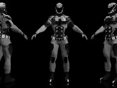 MKII Space Suit 3D model