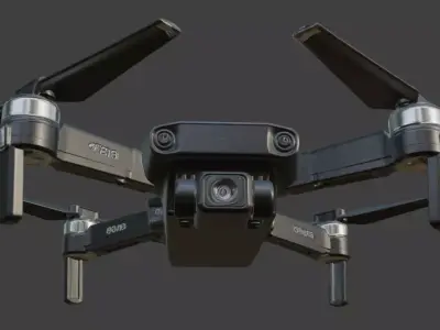 Hexacopter Drone 3D Model 3D model