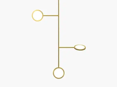 Discus Vine 3 Lighting Fixture 3D model