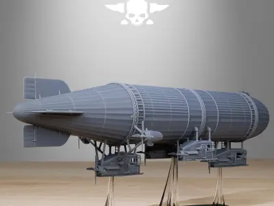  GrimGuard Airship 3D print model