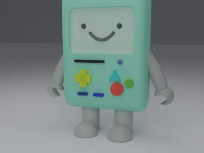 GAME PLAYER Free low-poly 3D model