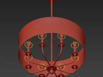 Ethan Allen Chandelier 3D model