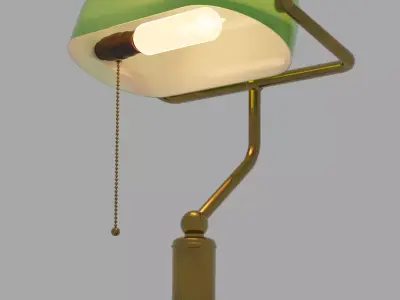 Vintage Lamp Free low-poly 3D model