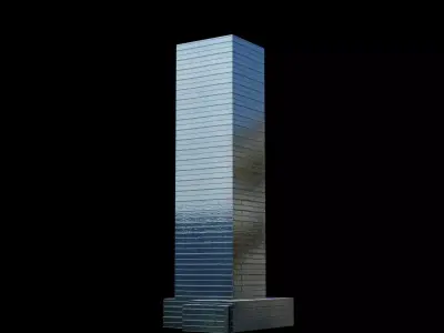 250 West 55th Street - NYC Low-poly 3D model