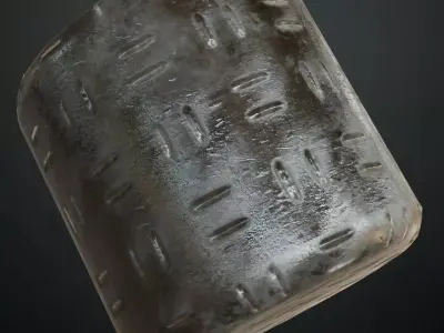 Diamond Metal Plate Eight Anti-Slip PBR Seamless Texture