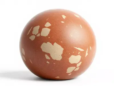 Terrazzo Speckled Terracotta Texture