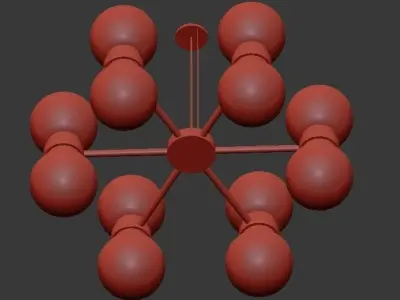 Eske chandelier 3D model