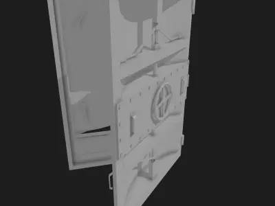  Soviet bunker kit Free low-poly 3D model