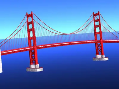 Bridge Gate 3D model