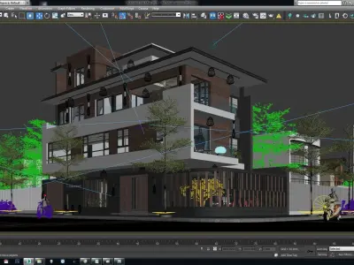 House Exterior Design 01 3D model