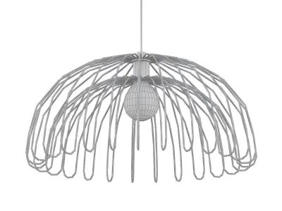Varaluz pendant light with wires hanging from it 3D model