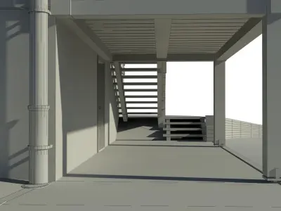 Cottage house 3D model get