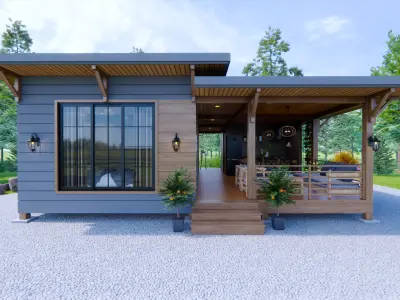 Tiny House Design- Farm House 3D model