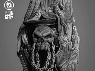 B3DSERK She Spawn Portrait Bust  3D print model