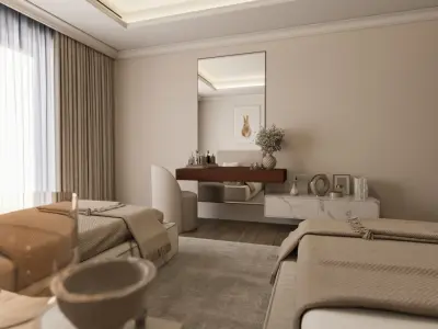 New Classic Bedroom 3D model