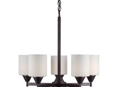 Light Sphere Chandelier 3D model