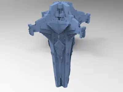 Colossal Mayan Tower 4  3D model