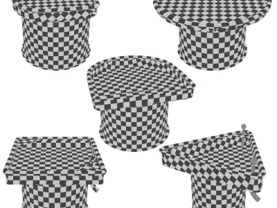 Water attractions 3 set 3D model