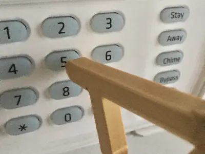 Touchless key 3D print model