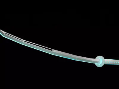 Future Katana Low-poly 3D model