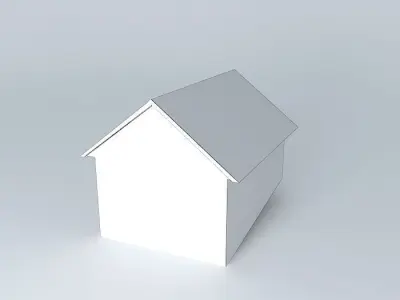 Workshop wooden house Free 3D model