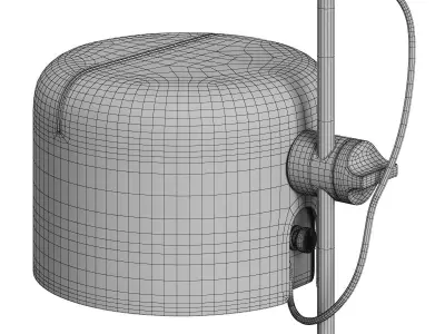 Oluce Coupe Floor Lamp 3D model