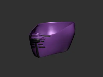 helmet high poly sculpt 3d printable  3D model 159