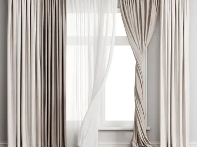Curtain 04 3D model