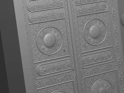 Kaaba door 3D print model