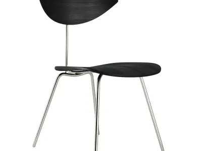 Vitra dining chair 3D model